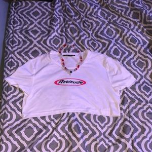 very cropped, but cute shirt